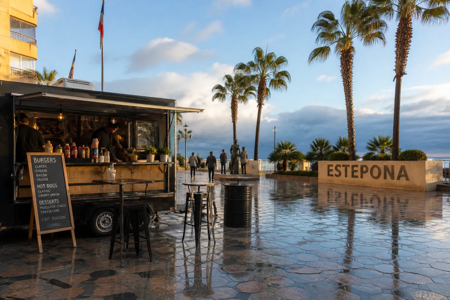 Compétition de burgers à Estepona : leçons d'efficacité pour les food trucks