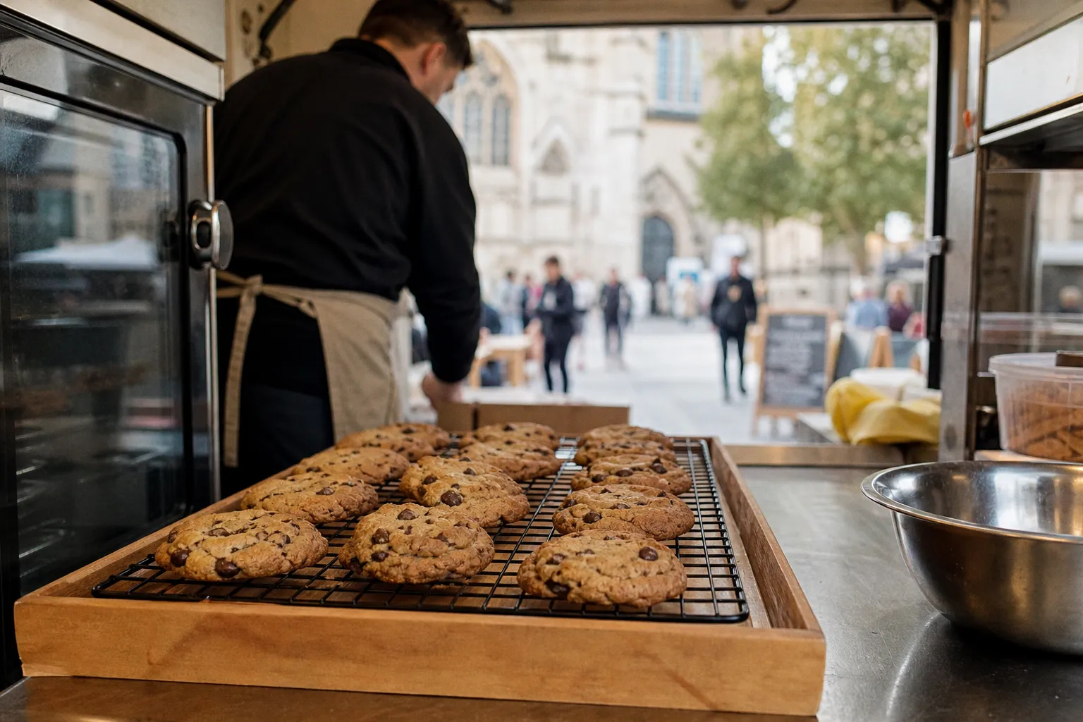 Cookies en food truck : les préparatifs avant le service