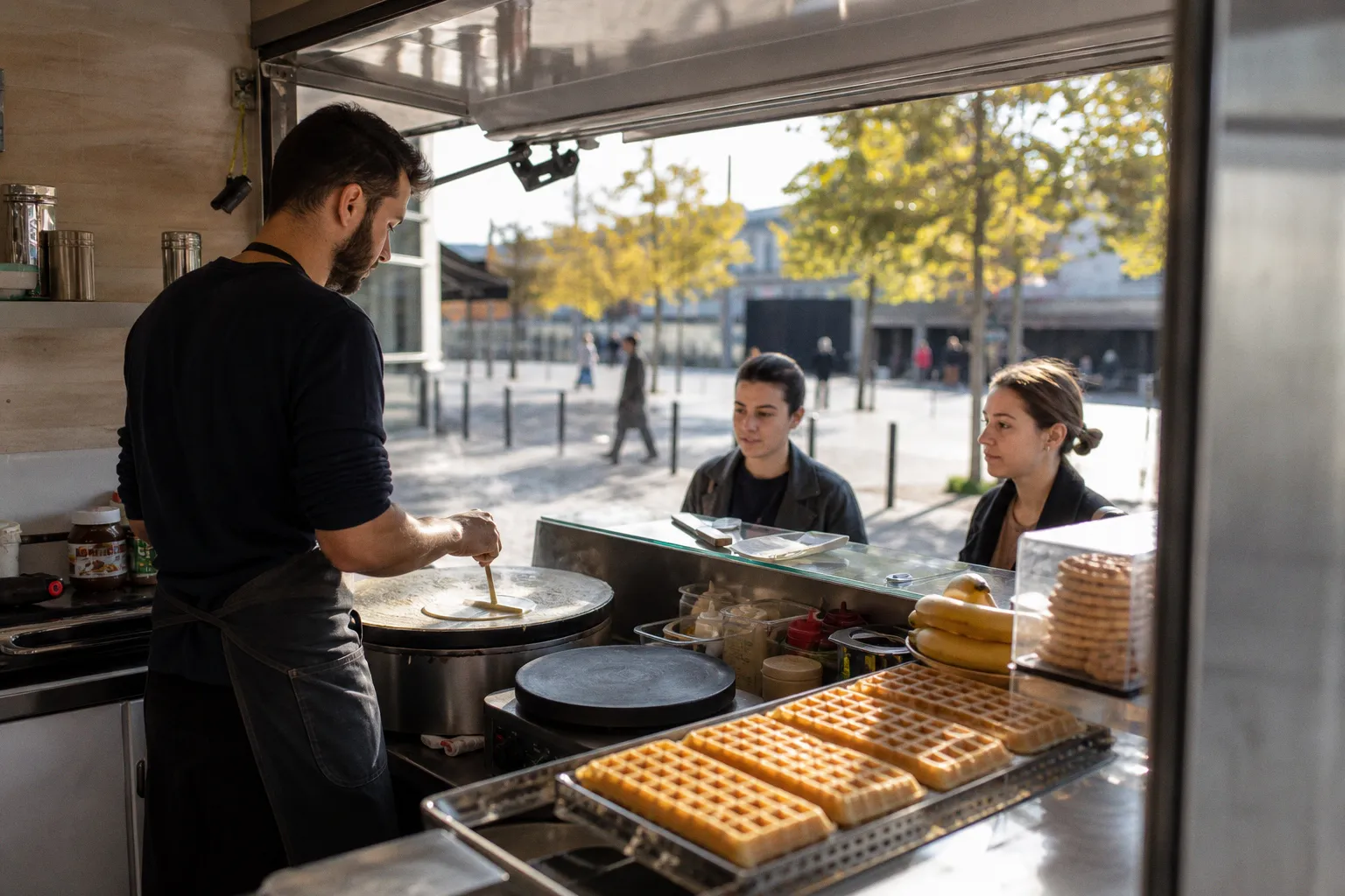 Crêpes ou gaufres en food truck : deux formules pour séduire les gourmands