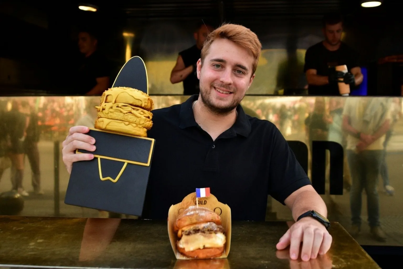 Le burger Umami Gold de Godeo couronné meilleur d'Europe à Paris