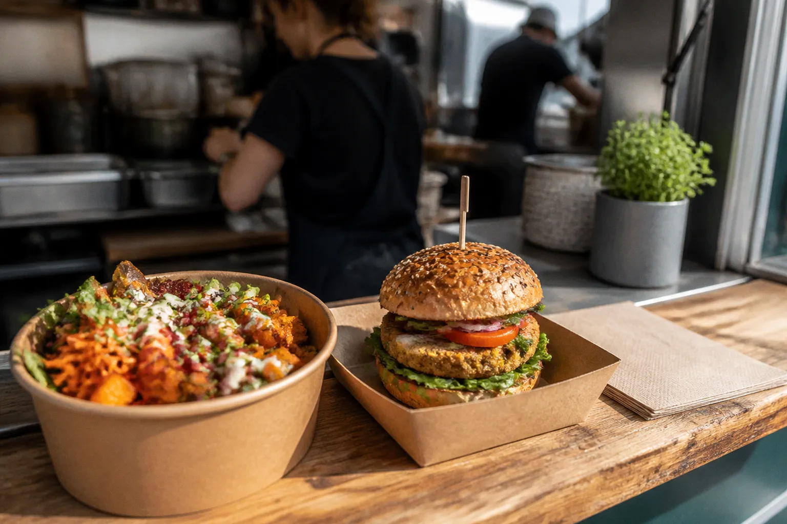 Option végétarienne en food truck : est-ce vraiment rentable ?
