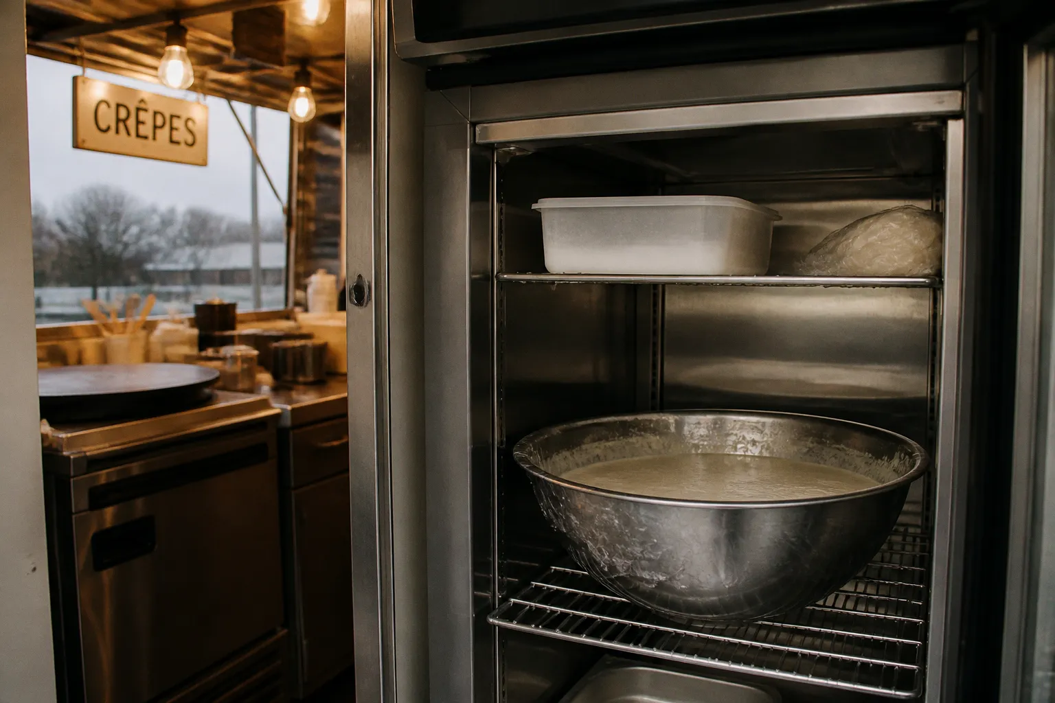 Pâte à crêpes la veille : une bonne idée en food truck ?