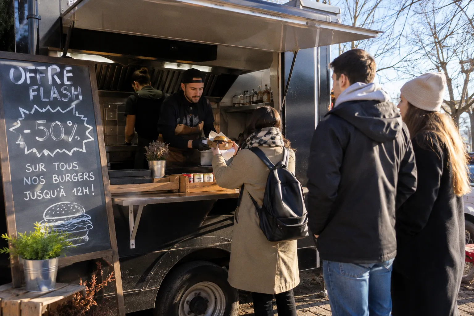 Stratégie d'ouverture : comment réussir le lancement d'un food truck avec des offres flash