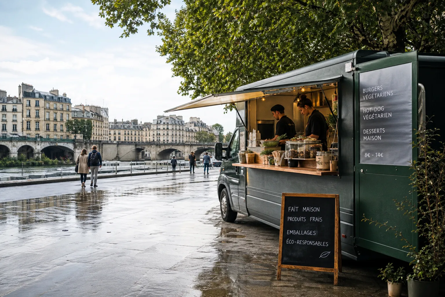 Street food végétarienne: composer un menu original pour son food truck