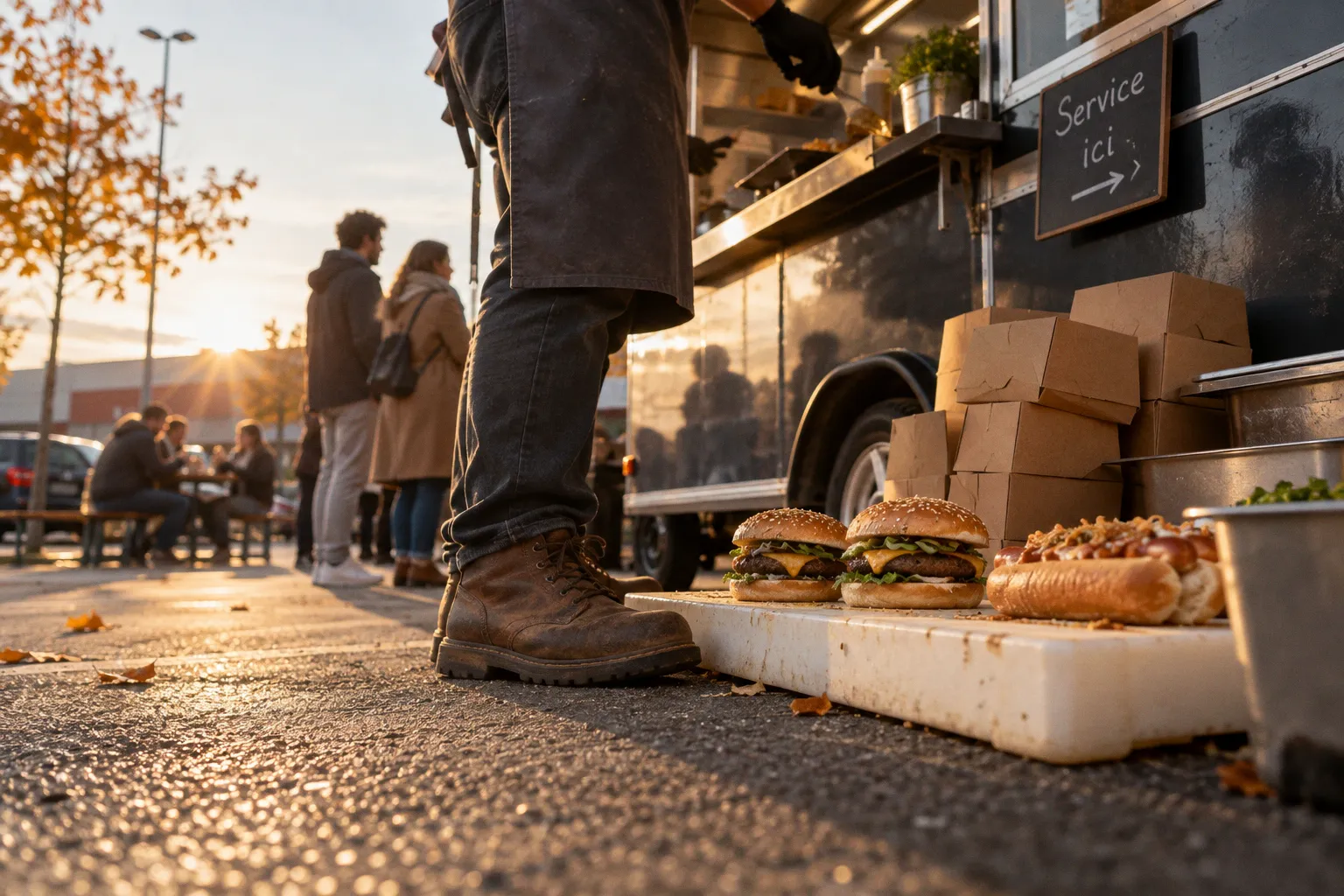Walk Burger s'installe durablement sous le kiosque de Jegun